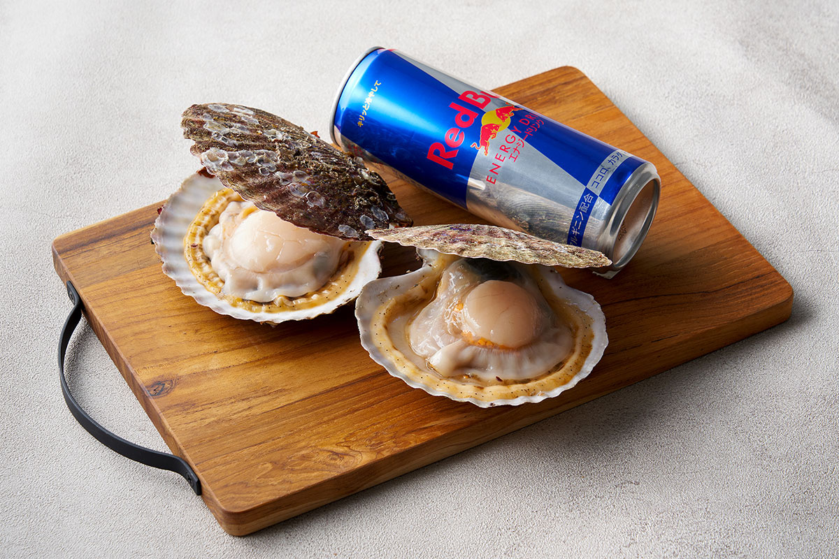 Seafood gives you wings? Two scallops have as much taurine as a can of Red Bull